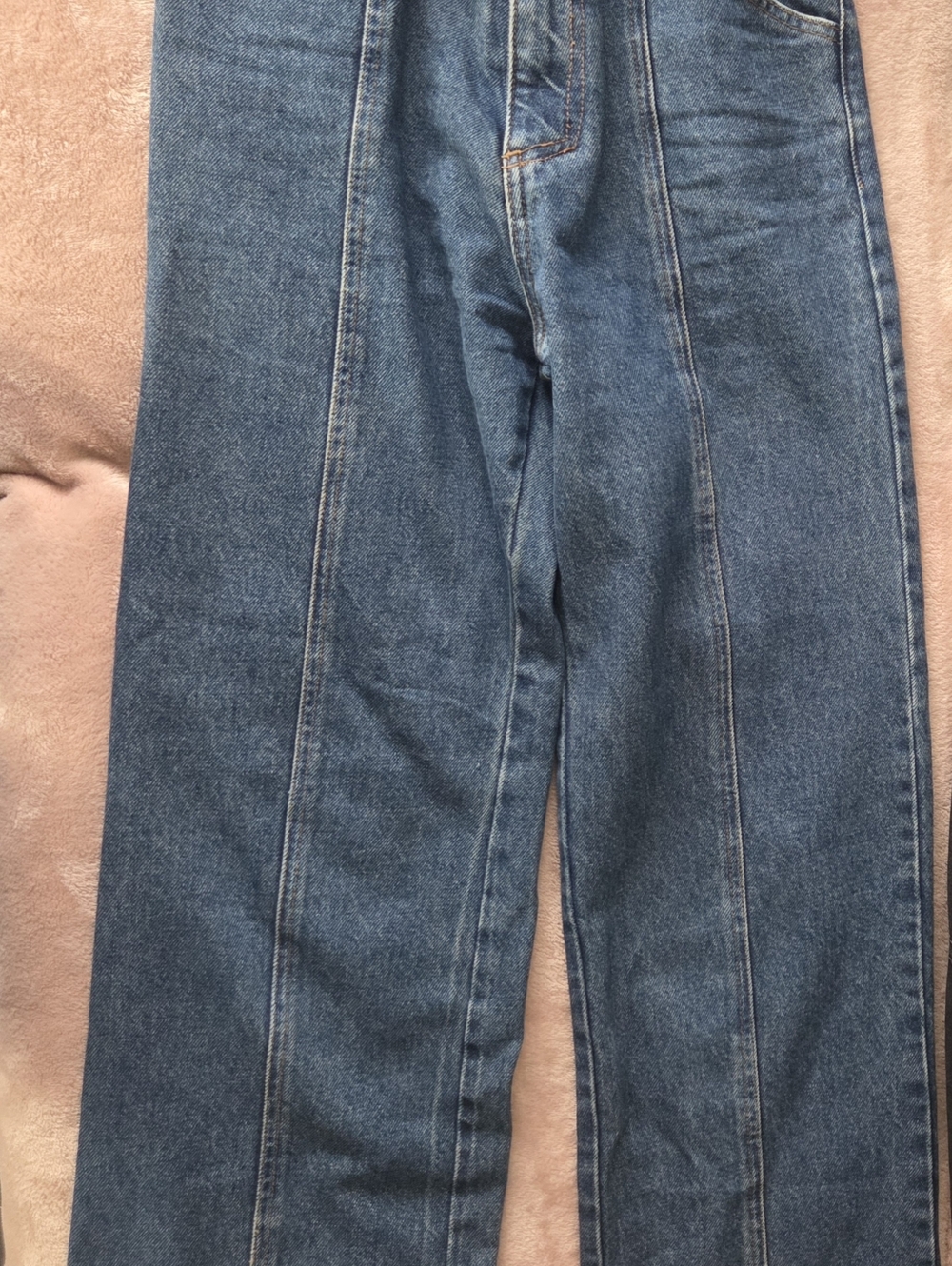 Lisa Says Gah Classic Straight Jeans - Medium Blue Denim